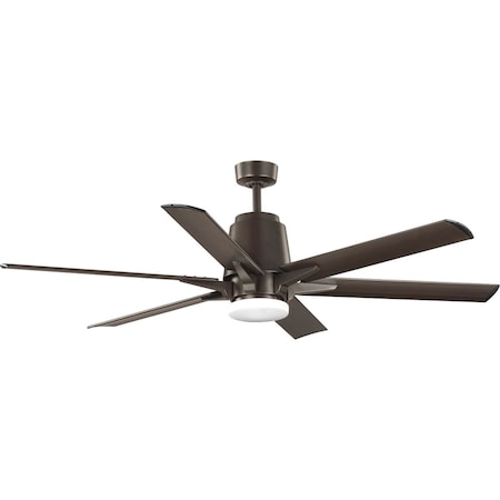 Arlo Collection 60 In/Out Door 6-Blade Architectural Brnz Ceiling Fan